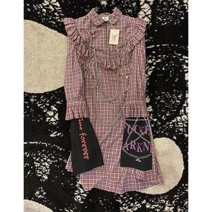 Vetements Total F—king Darkness Multi Chain Shirt Dress